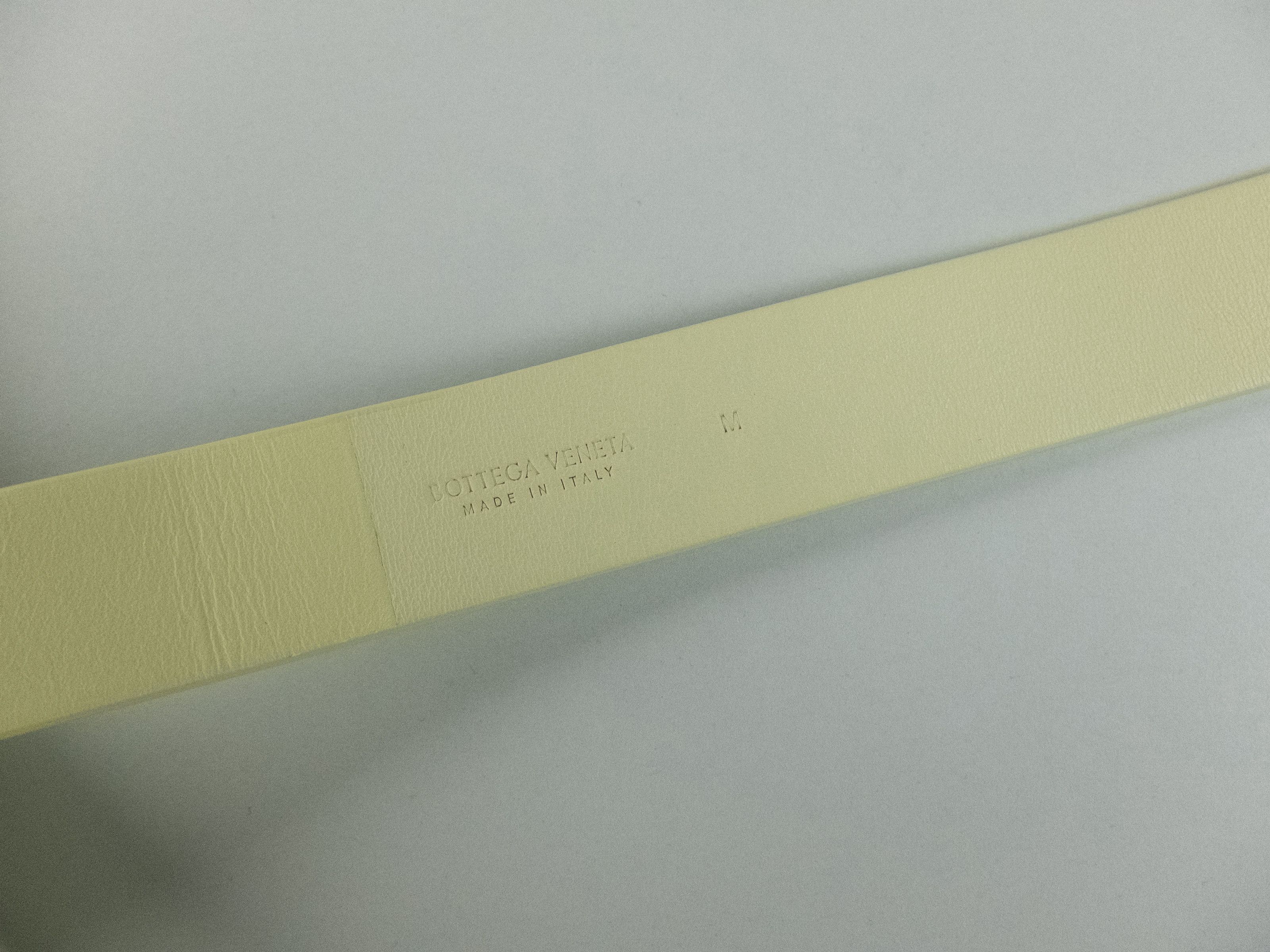 Bottega Veneta BOTTEGA VENETA lemon yellow horseshoe buckle belt Medium Size ONE SIZE - 5 Thumbnail