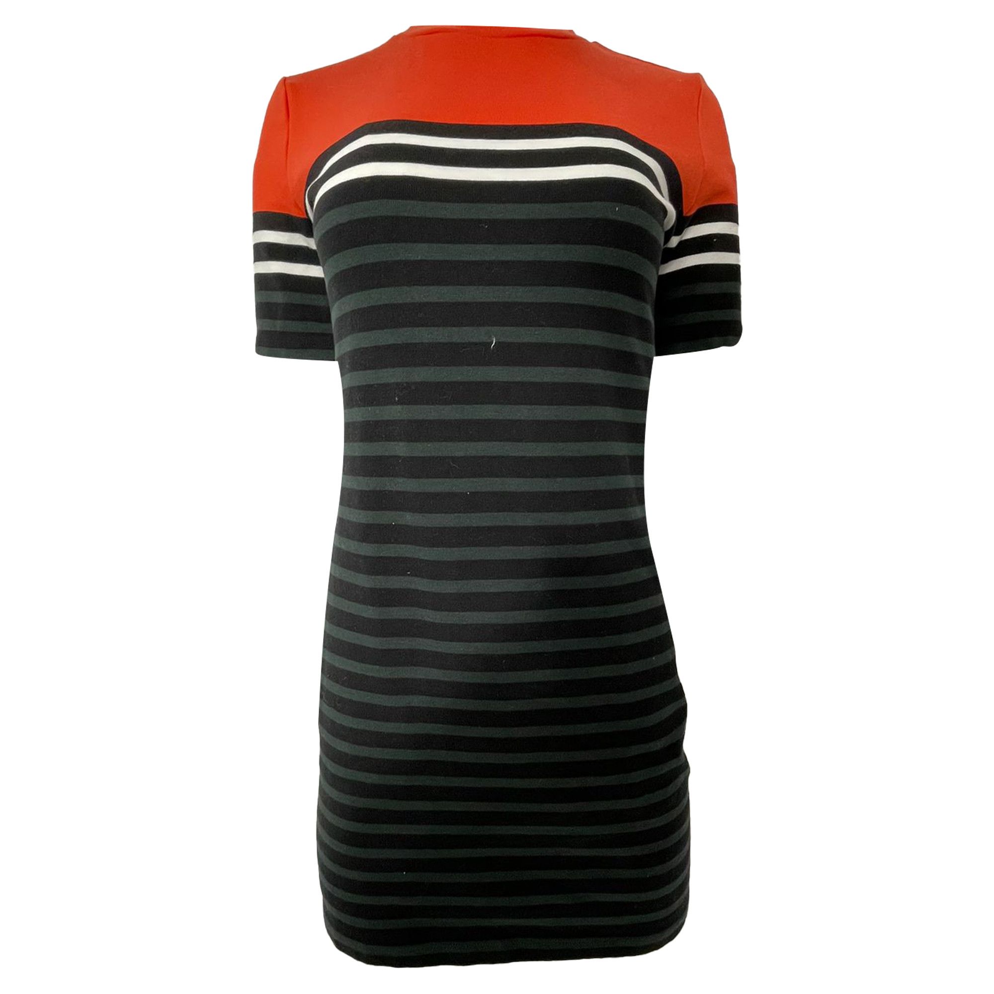 Alexander Wang T Alexander Wang Knitted Mini Short Sleeve Dress in Multicol Size XS / US 0-2 / IT 36-38 - 1 Thumbnail