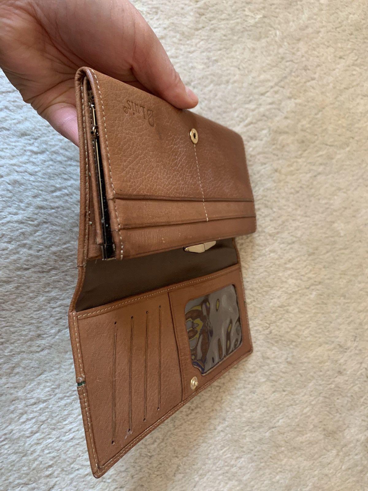Designer × Other × Vintage Vintage 80s Designer Wallet Italian Leather (from Italy) Size ONE SIZE - 13 Thumbnail