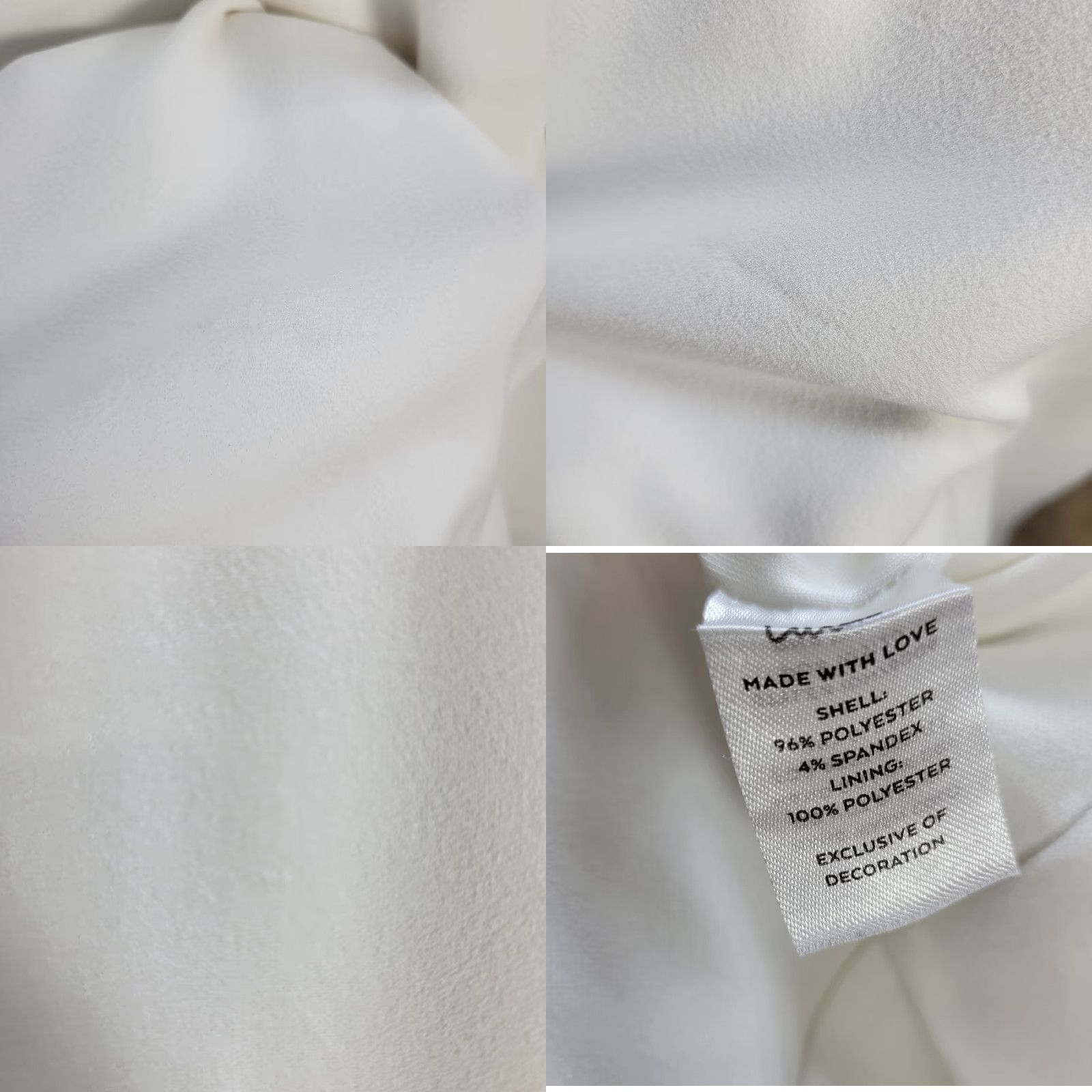 Lulus Lulus White Bride Long Sheath Dress Open Back Lace Front Slit Sz S Women's Dress Sheath Wedding Party/Cocktail Size S / US 4 / IT 40 - 8 Thumbnail