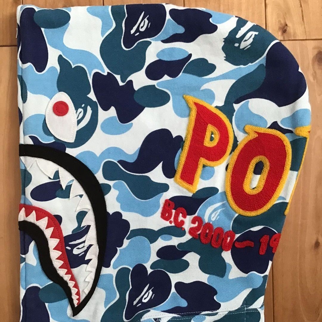 Bape BAPE ABC camo Blue shark full zip hoodie a bathing ape Size US M / EU 48-50 / 2 - 5 Thumbnail