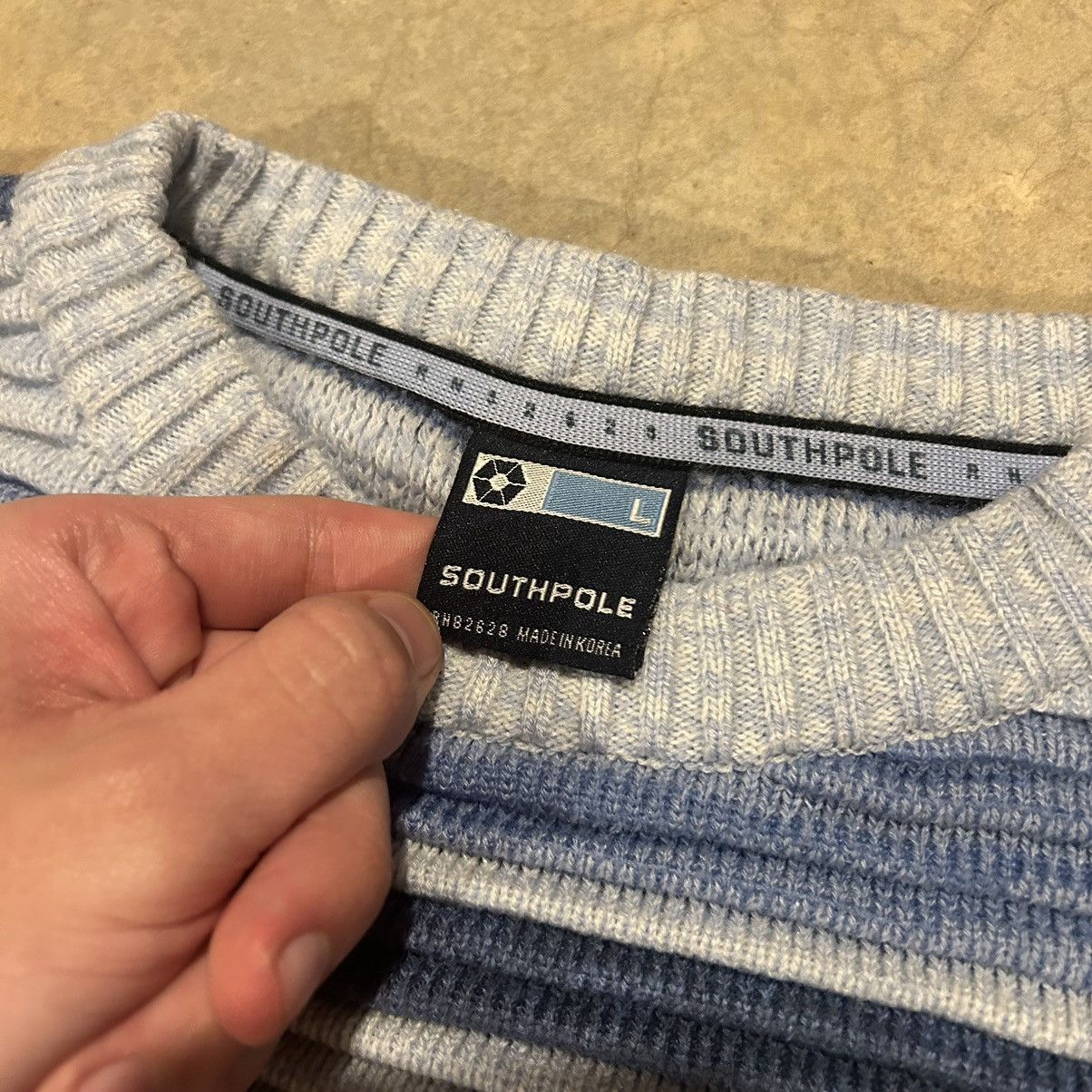 Southpole × Vintage Crazy Vintage Y2K Southpole 3D Knit Chunky Sweater Size US L / EU 52-54 / 3 - 5 Thumbnail