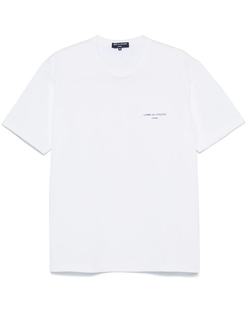 Comme des Garcons Homme o1mle1024 Logo T- Shirt in White Size US S / EU 44-46 / 1 - 1 Thumbnail