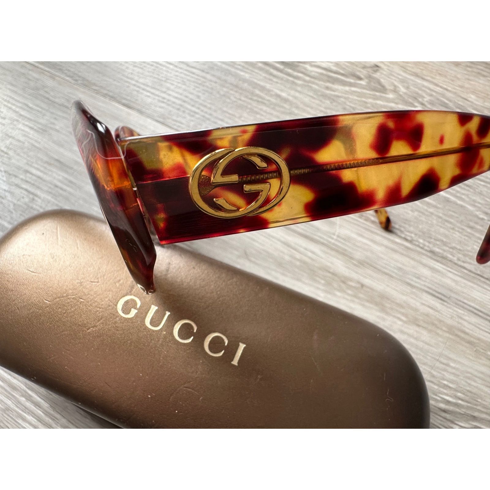 Gucci Gucci Butterfly Tortoise Shell GG 2195/S Women's Sunglasses Size ONE SIZE - 19 Thumbnail