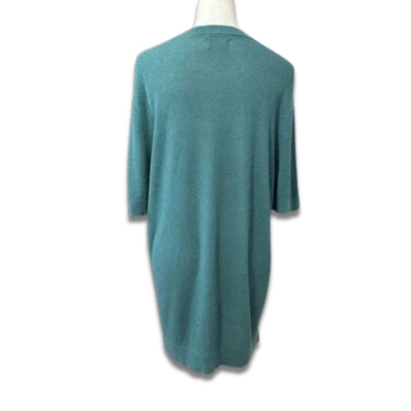 Other Open Edit Pullover Sweater Crew Neck Relaxed Fit Teal L NWOT Size L / US 10 / IT 46 - 4 Thumbnail