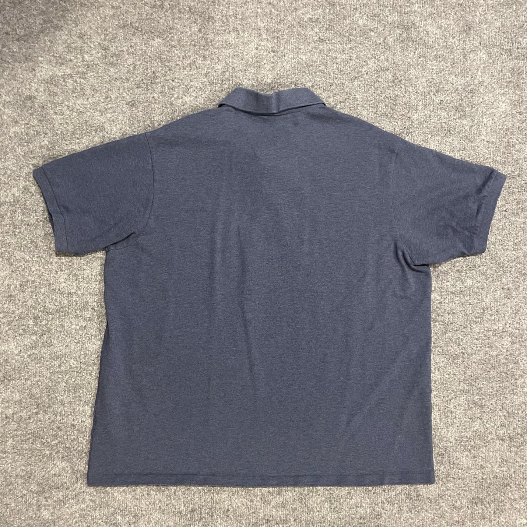 Lacoste Lacoste Polo Shirt Mens 3XL Blue Classic Fit Short Sleeve Logo Croc Lightweight Knit Peru Made Size US XXL / EU 58 / 5 - 2 Thumbnail
