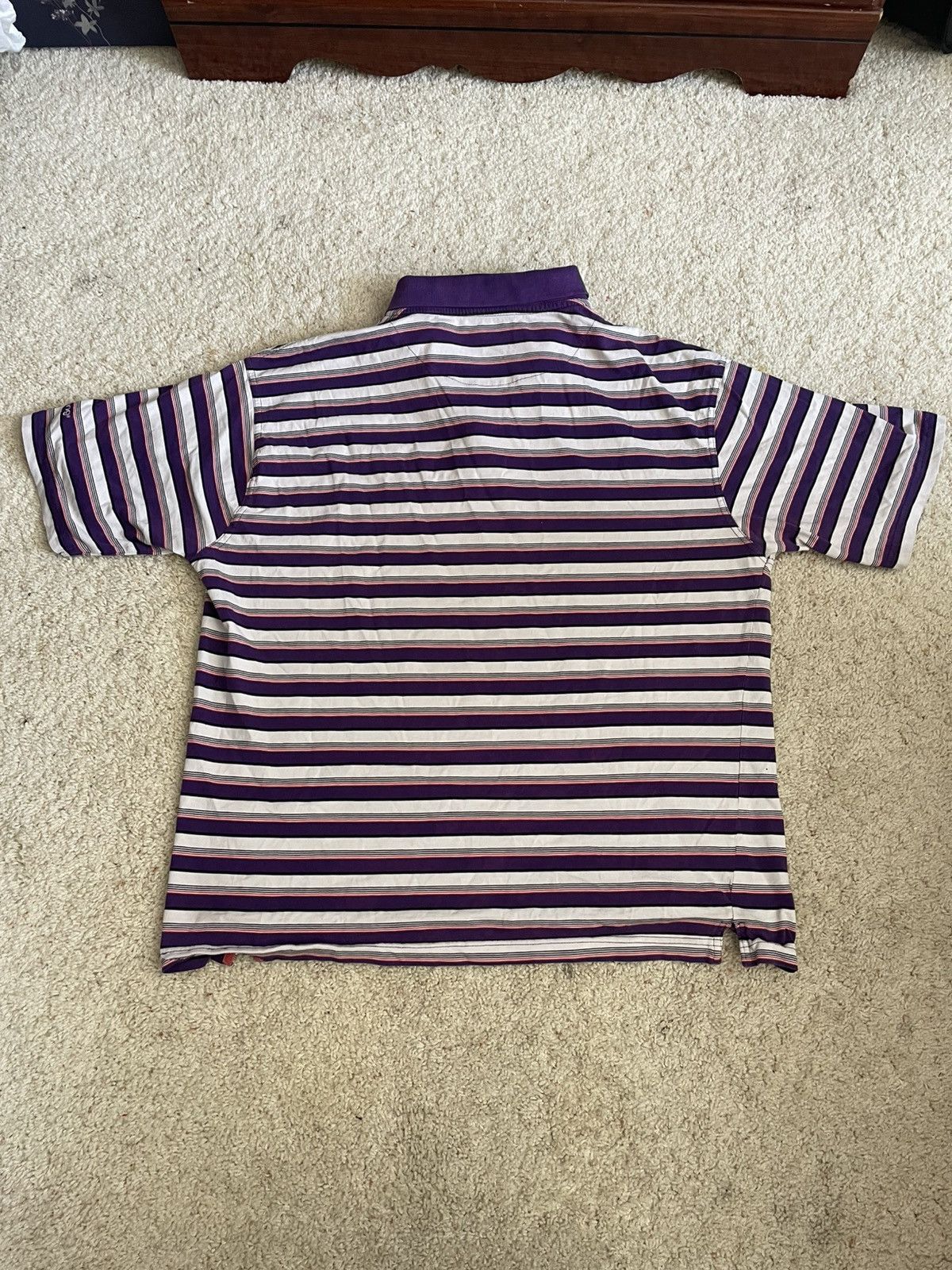 Other Backswing purple and white striped polo shirt Size US XXL / EU 58 / 5 - 2 Thumbnail