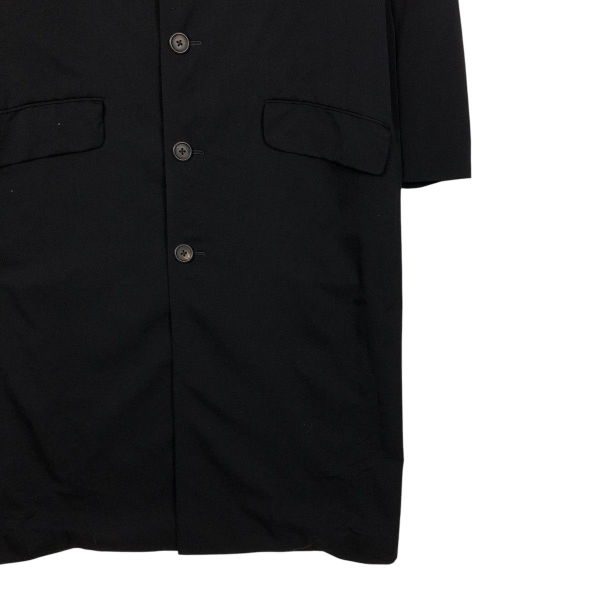 Yohji Yamamoto 🔥ICONIC RICH BLACK WOOL LONG JACKET Y’S FOR MEN JACKET Size US S / EU 44-46 / 1 - 9 Thumbnail