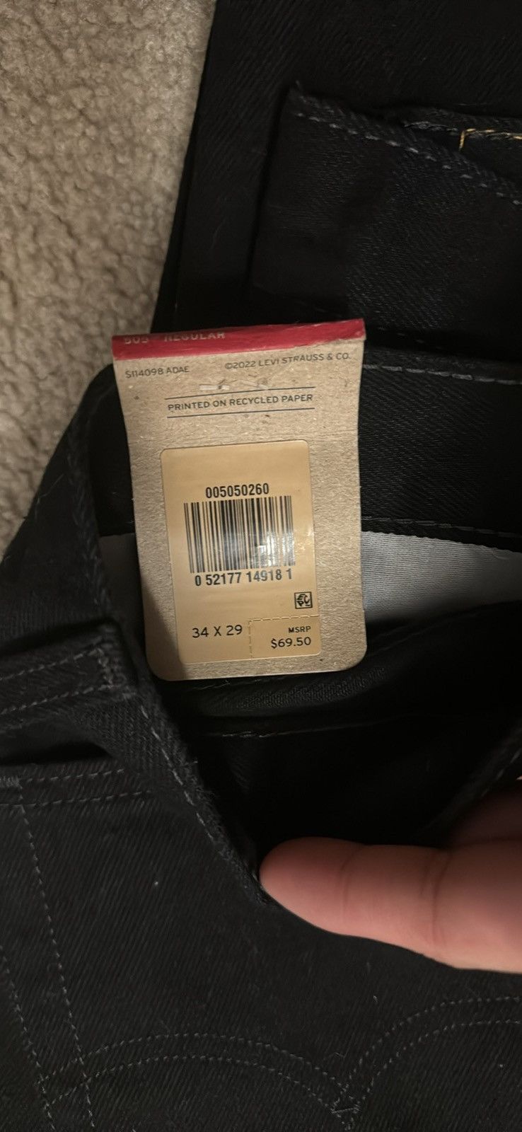 Levi's **BRAND NEW** LEVI’S 505’S Size US 34 / EU 50 - 3 Thumbnail