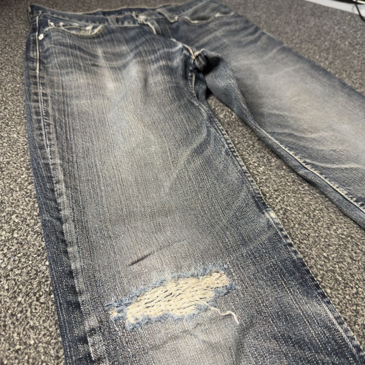 Seditionaries Vintage 90s Levis 502 Tough Distressed Denim W30 Size US 30 / EU 46 - 5 Thumbnail