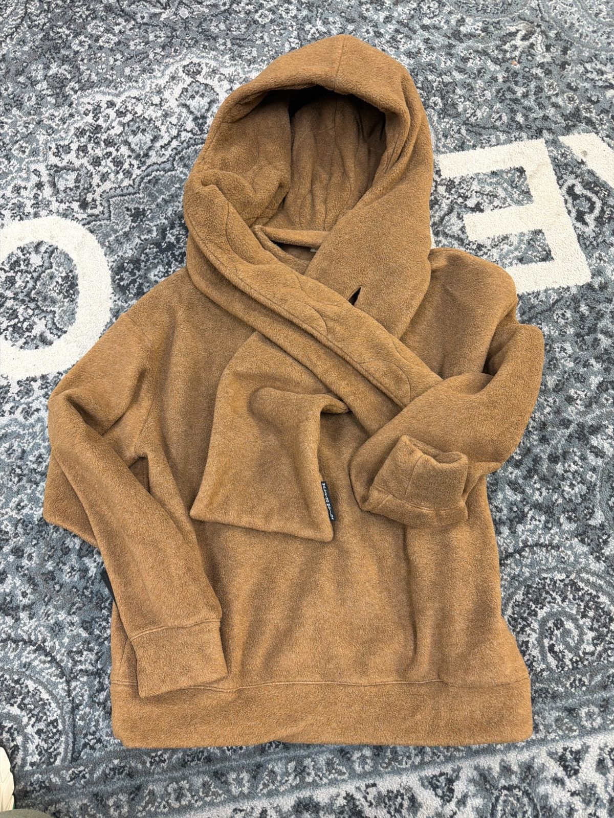 Kapital Kapital scarf hooded sweatshirt brown Size US L / EU 52-54 / 3 - 1 Thumbnail