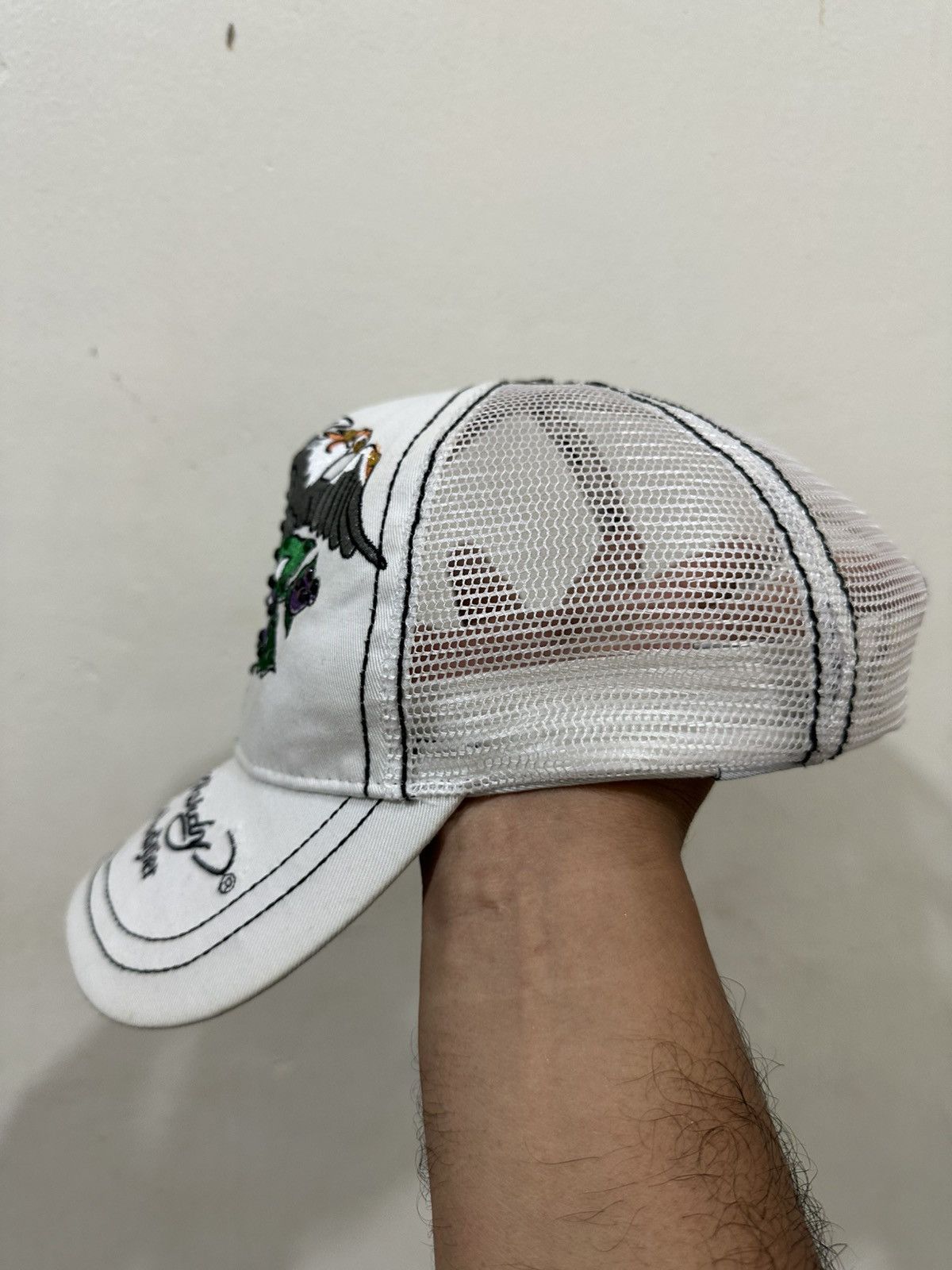 Ed Hardy VTG Ed Hardy Full Embroid Trucked Hat Size ONE SIZE - 3 Thumbnail