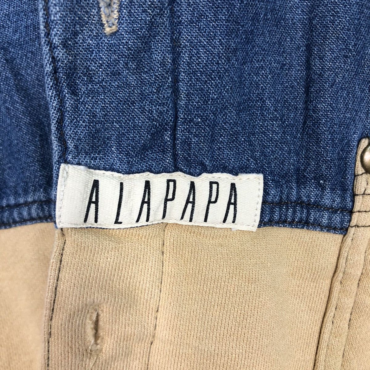 Japanese Brand 📌Vintage Button Chore Jacket Alapapa Issey Miyake Big Logo Size US M / EU 48-50 / 2 - 21 Thumbnail