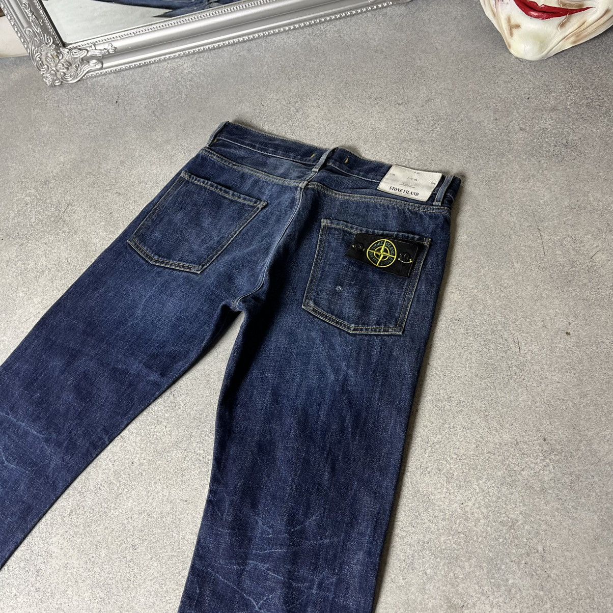 Stone Island Vintage Stone Island Jeans Patch Pocket Straight Fit Casual Size US 32 / EU 48 - 2 Thumbnail