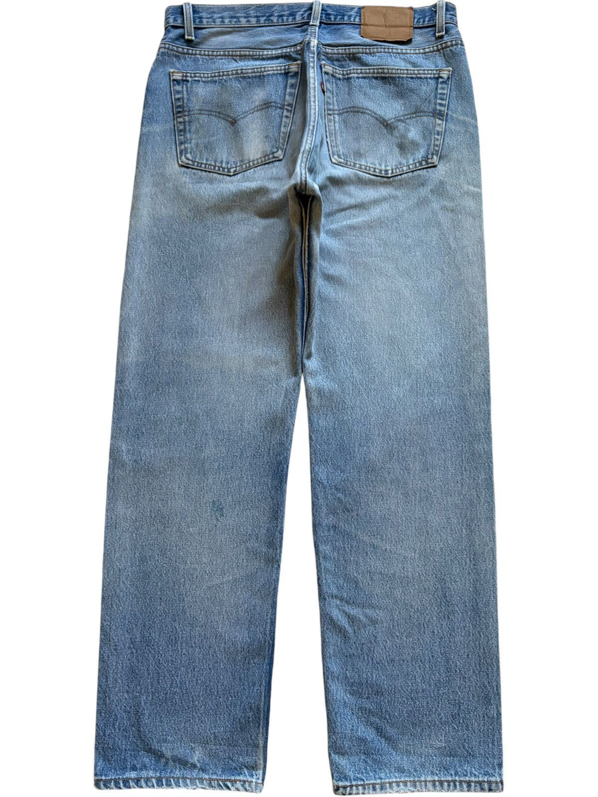 Levi's × Levi's Vintage Clothing Vintage 90s Levis 501 Faded Blue Wash Loose Fit Jeans Size US 35 - 2 Thumbnail