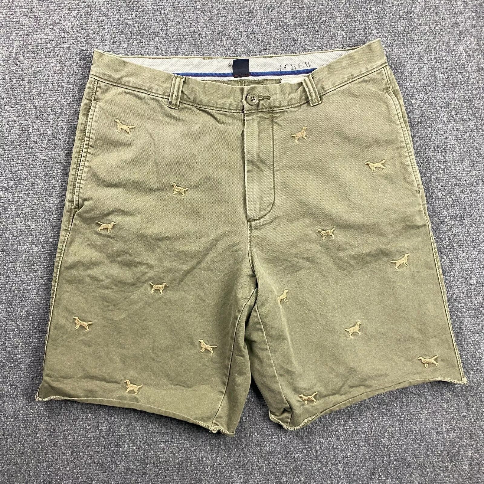 J.Crew J Crew Shorts 34 Chino Cut Off Broken In Regular Fit Mens Size US 34 / EU 50 - 1 Thumbnail