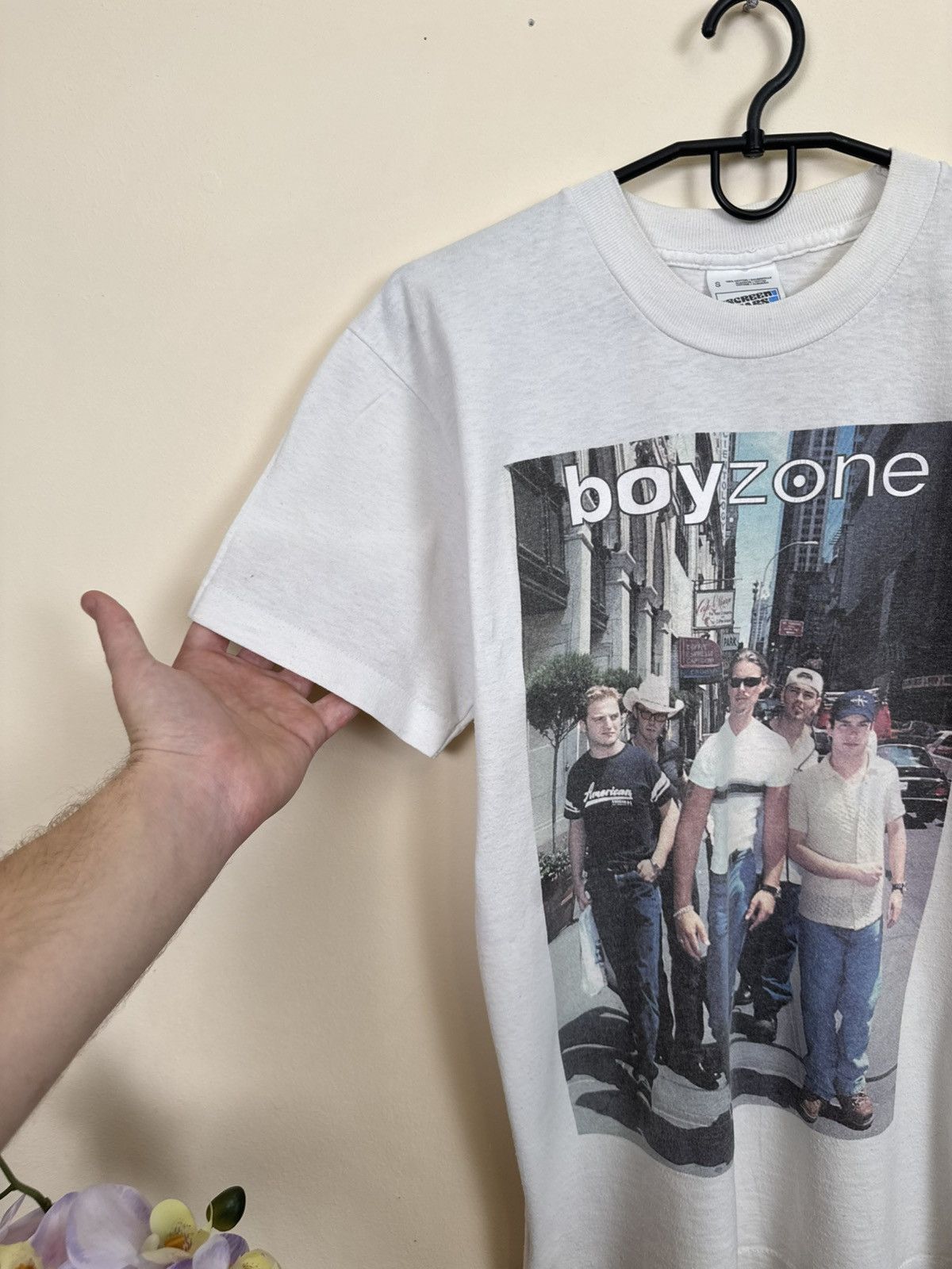 Other Vintage Boyzone T shirt 1997 Tour White Sz S Pop Band Size US S / EU 44-46 / 1 - 9 Thumbnail