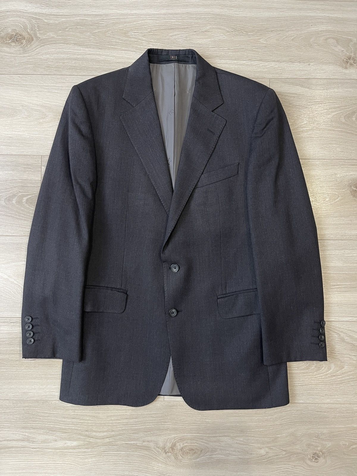 DAKS DAKS London Gray 2-Piece Suit - 100% Pure New Wool Size 38R Size 38R - 7 Thumbnail