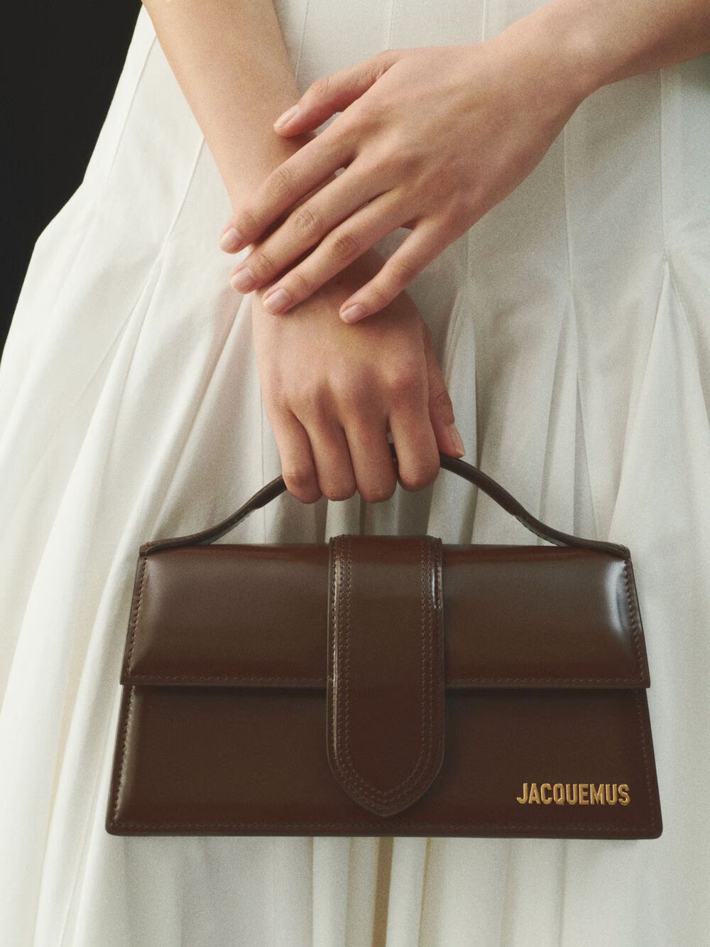 Jacquemus o1la1rc1a0925 Size: OS / Large Bambino Bag in Brown Size ONE SIZE - 5 Thumbnail