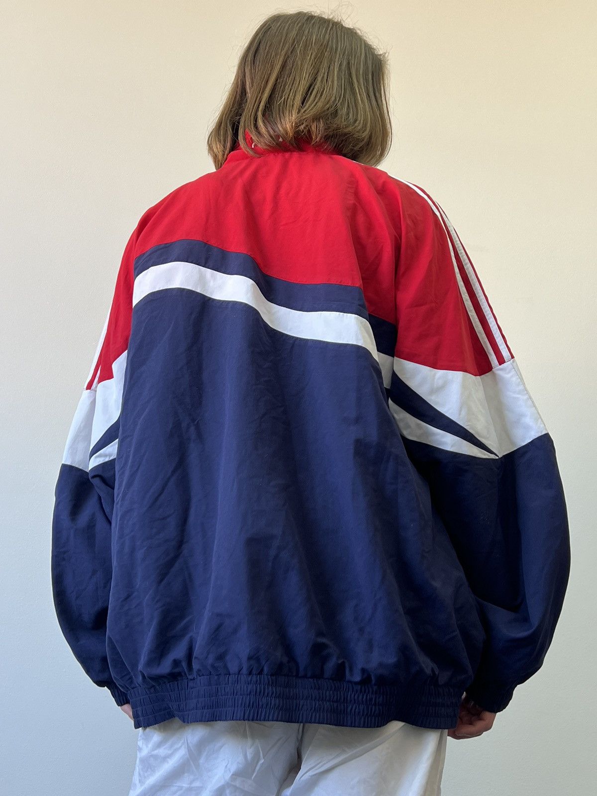 Adidas × Vintage Vintage Balenciaga style Adidas Track Jacket Very Rare Retro Size US XL / EU 56 / 4 - 2 Thumbnail