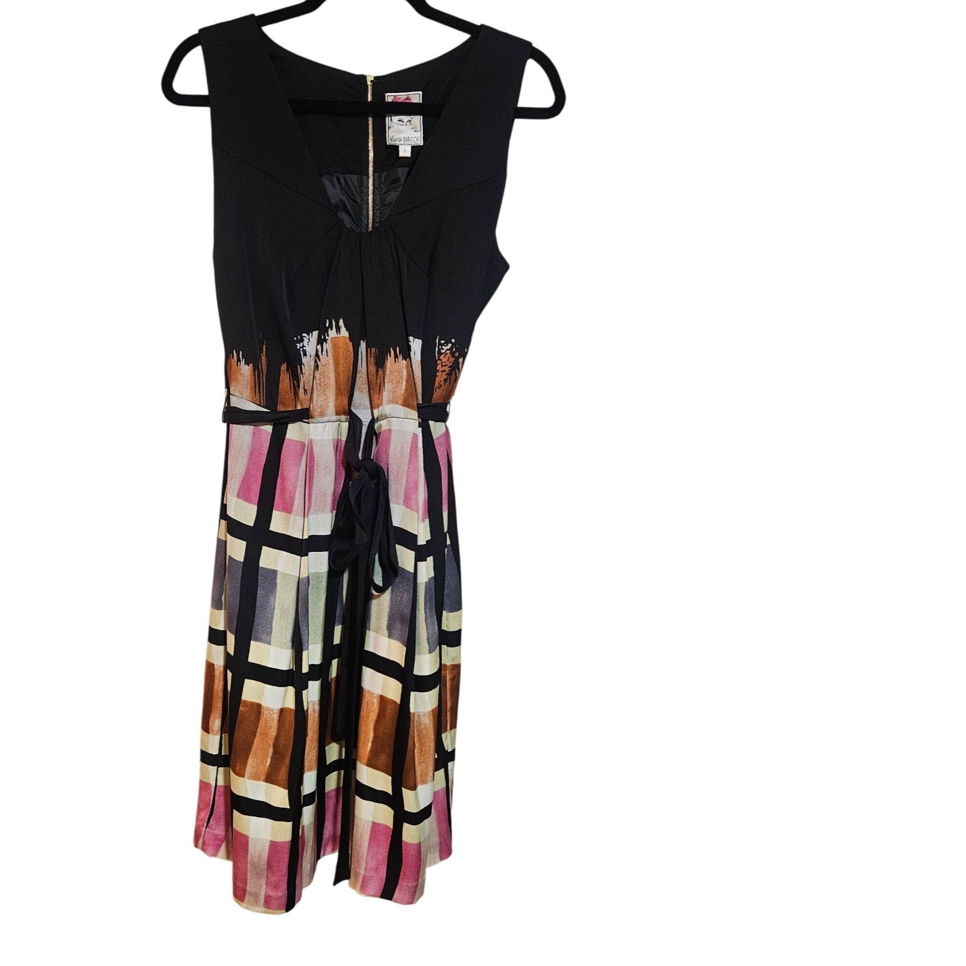 Anthropologie Anthropologie Yoana Baraschi Silk Blend Dress 8 – Colorblock Size M / US 6-8 / IT 42-44 - 1 Thumbnail