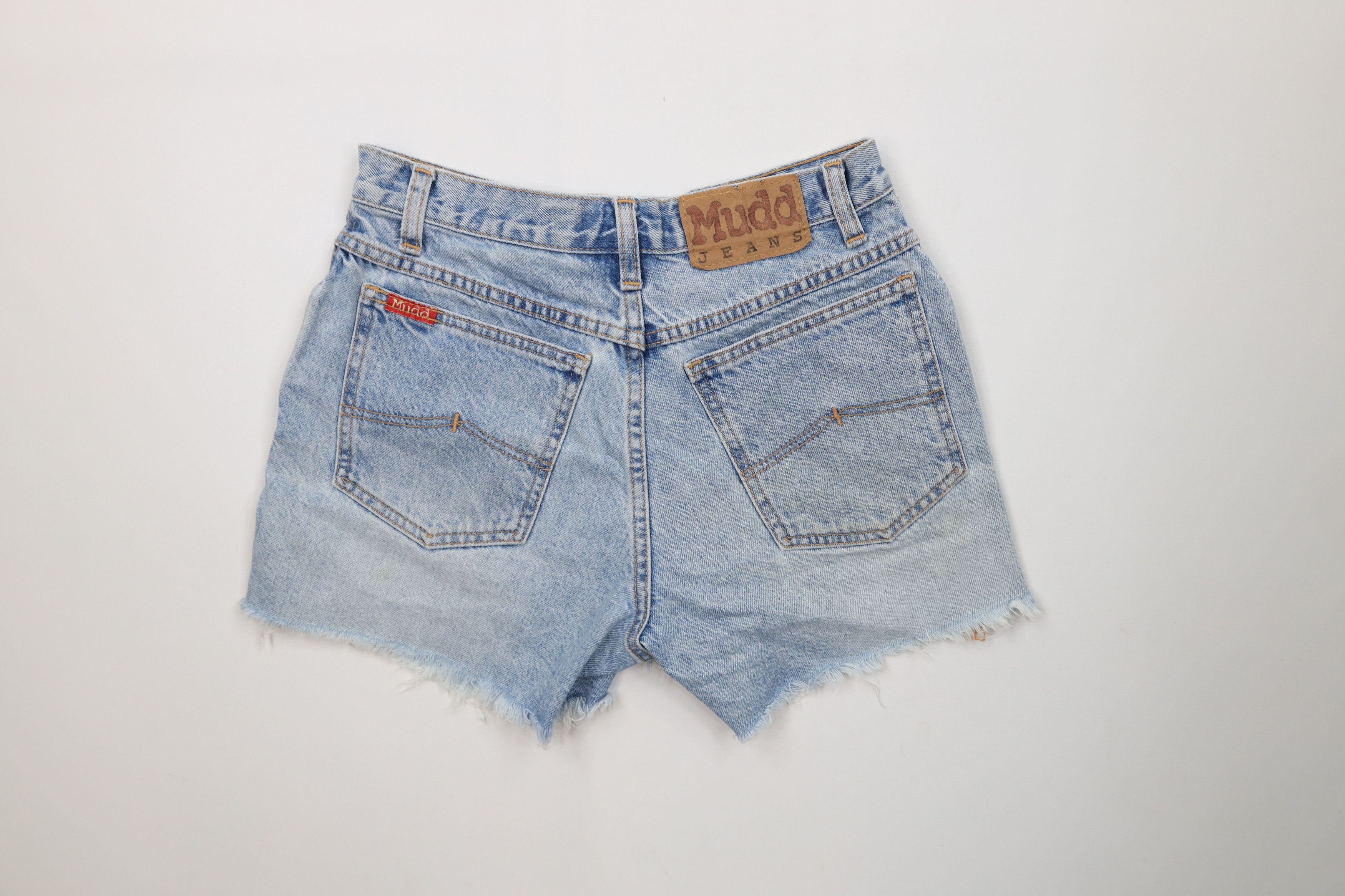 Vintage Vintage 90s Y2K MUDD Cut Off Denim Jean Shorts Jorts Size 28" / US 6 / IT 42 - 10 Thumbnail