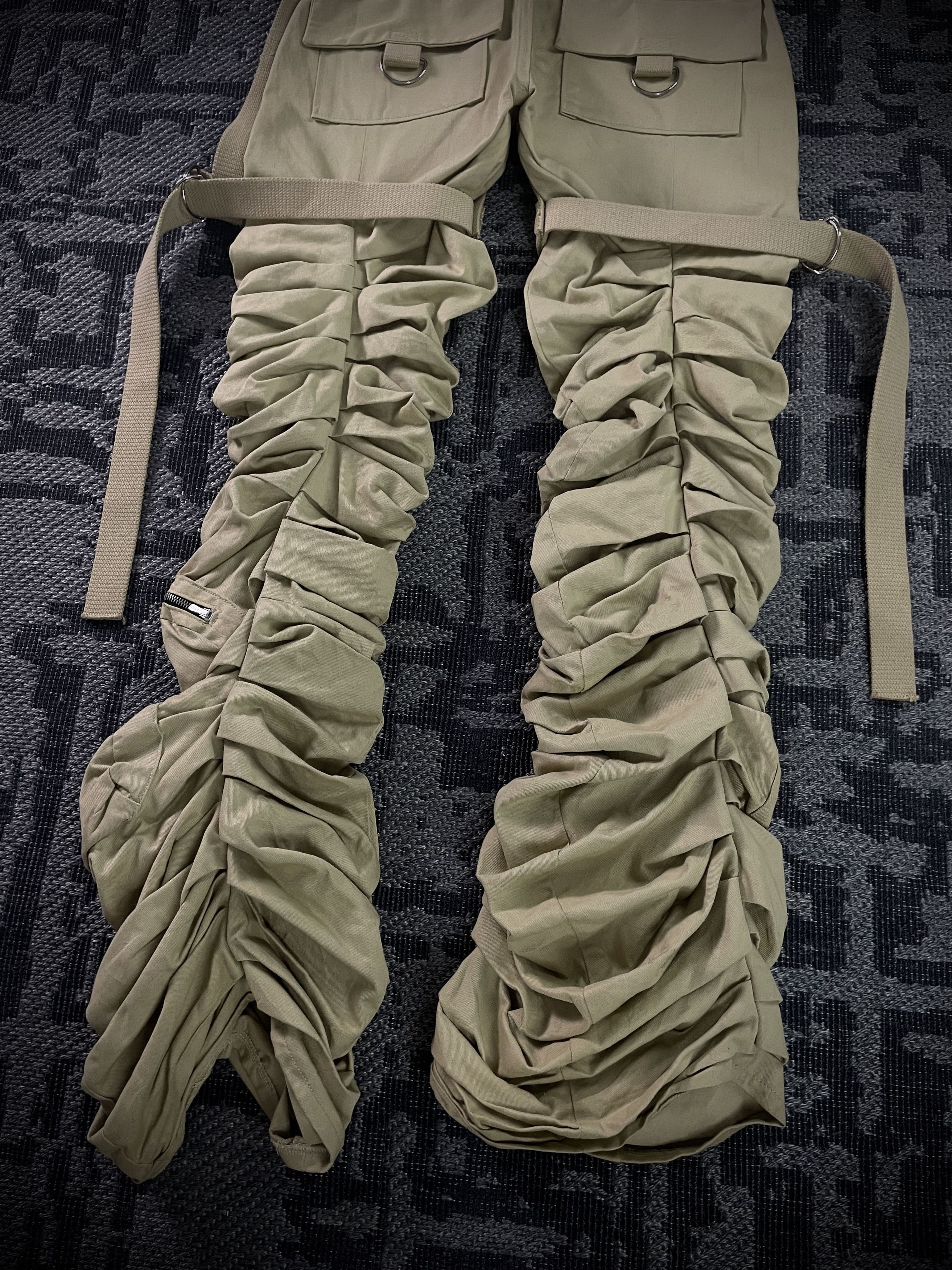Other Kam Vercetti Cargo Flared Pants Size US 32 / EU 48 - 13 Thumbnail