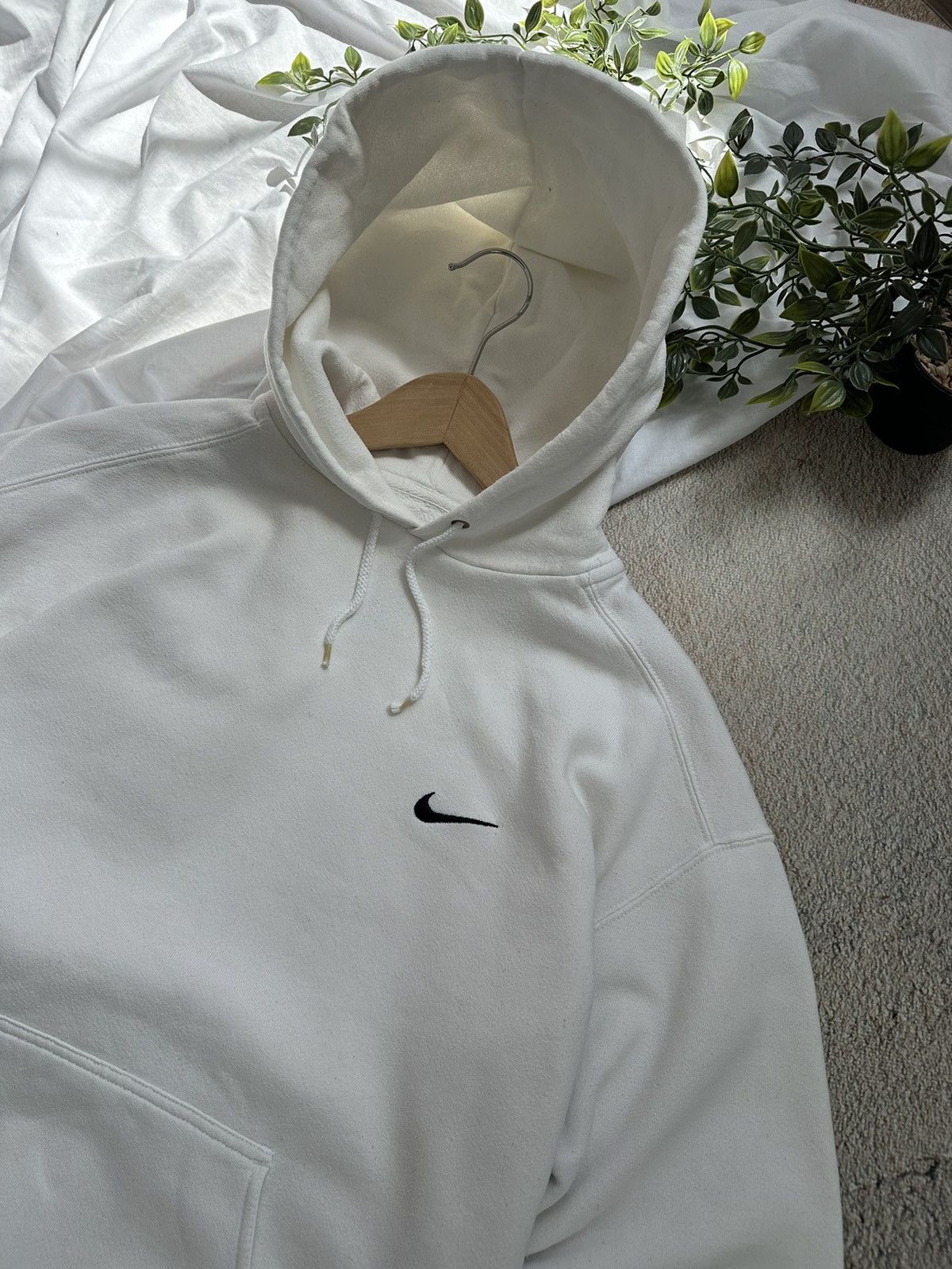 Nike × Vintage Vintage Nike hoodie boxy fit mini swoosh Size US M / EU 48-50 / 2 - 5 Thumbnail