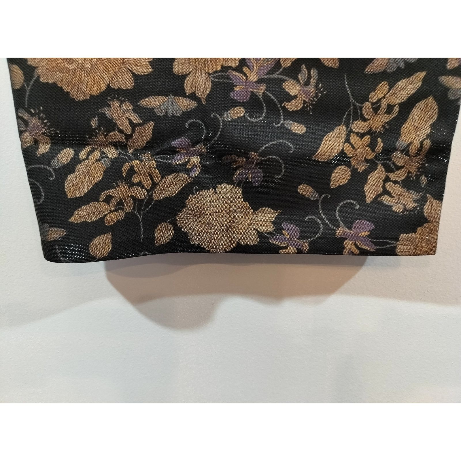 Other Eci New York Floral Mesh Pencil Skirt Black Beige Size 10 Size 32" / US 10 / IT 46 - 3 Thumbnail