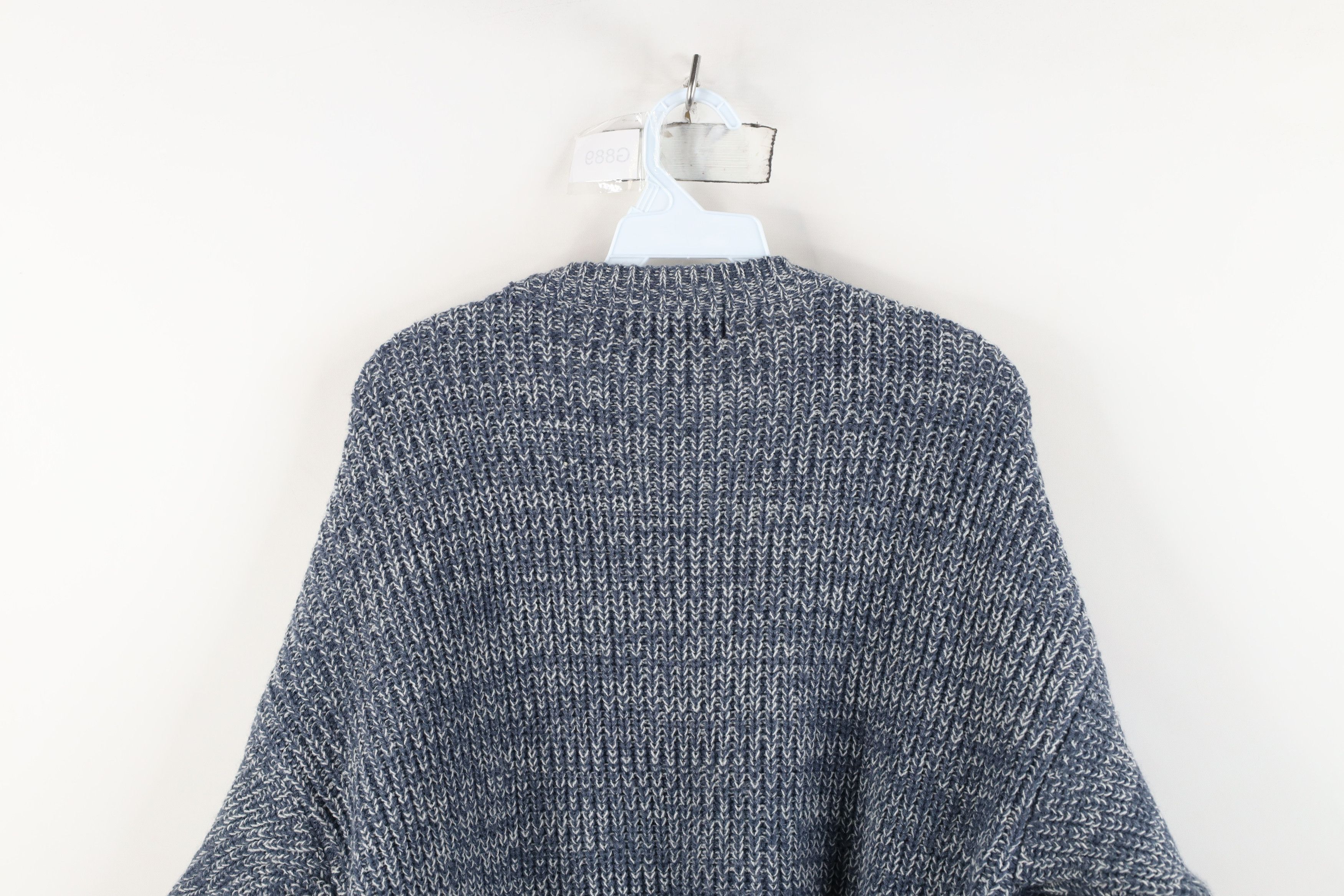 Vintage Vintage 90s Streetwear Chunky Ribbed Knit Crewneck Sweater Size US L / EU 52-54 / 3 - 8 Thumbnail
