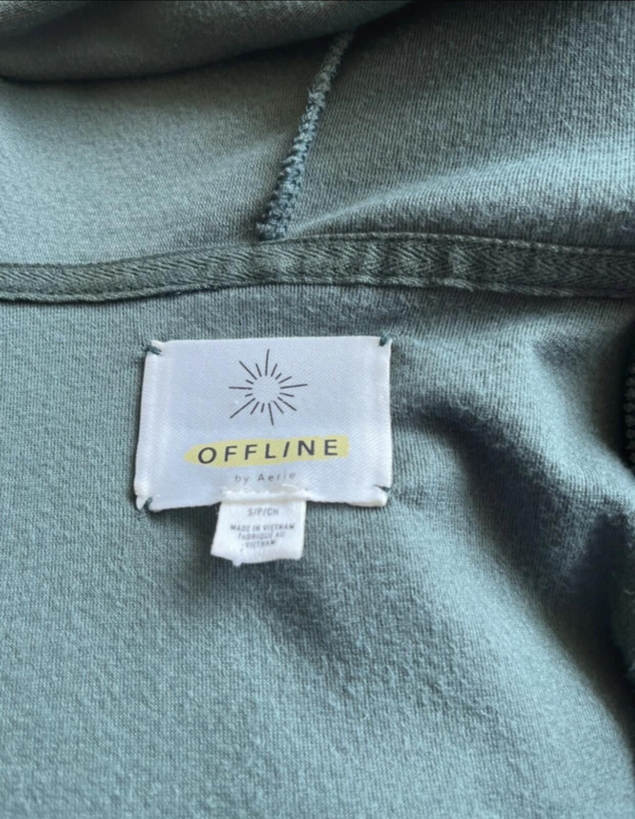 Other OFFLINE By Aerie Velour Lounge Set Sage Green Small Size ONE SIZE - 7 Thumbnail