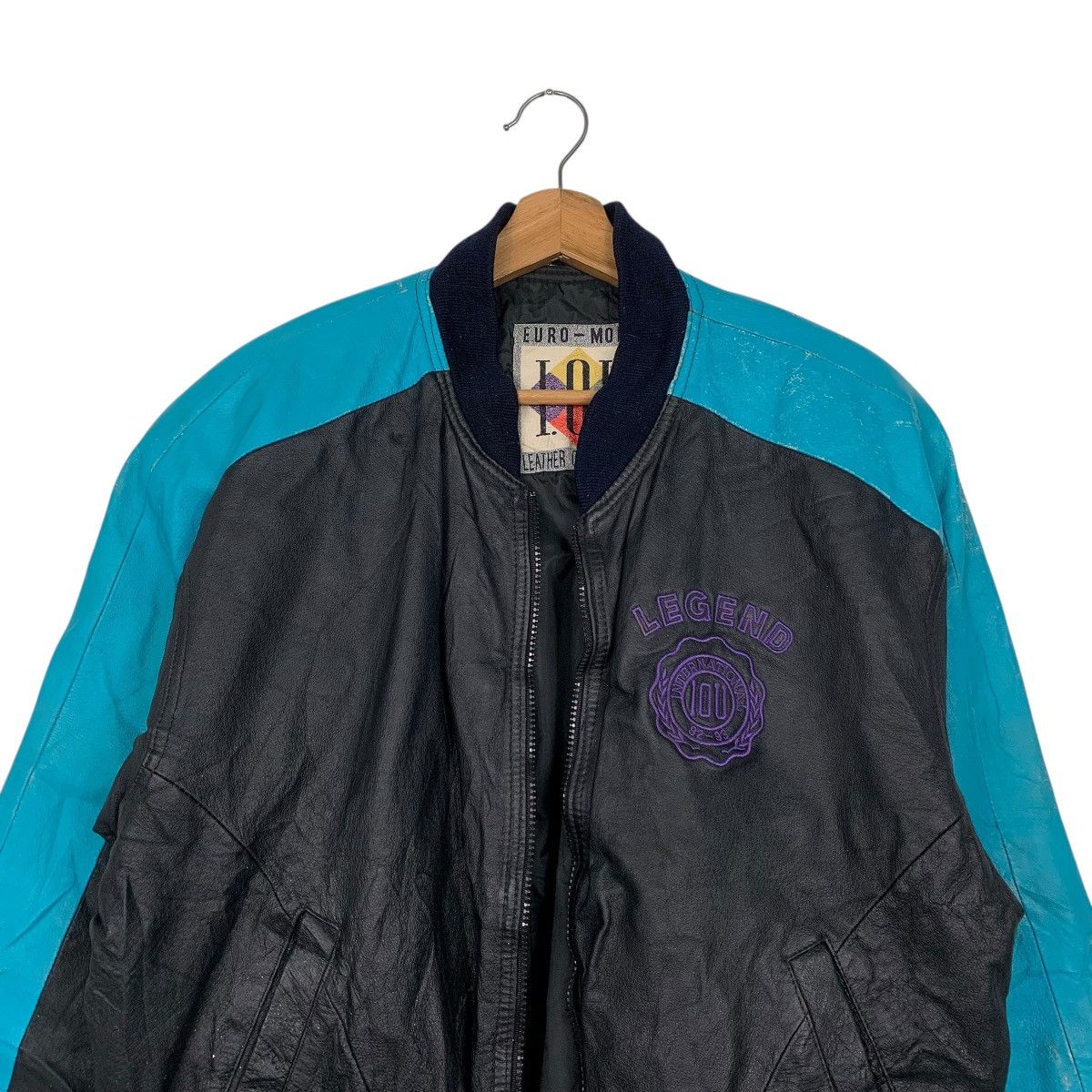 Other Euro Mode IOU Leather Jacket Size US M / EU 48-50 / 2 - 2 Thumbnail