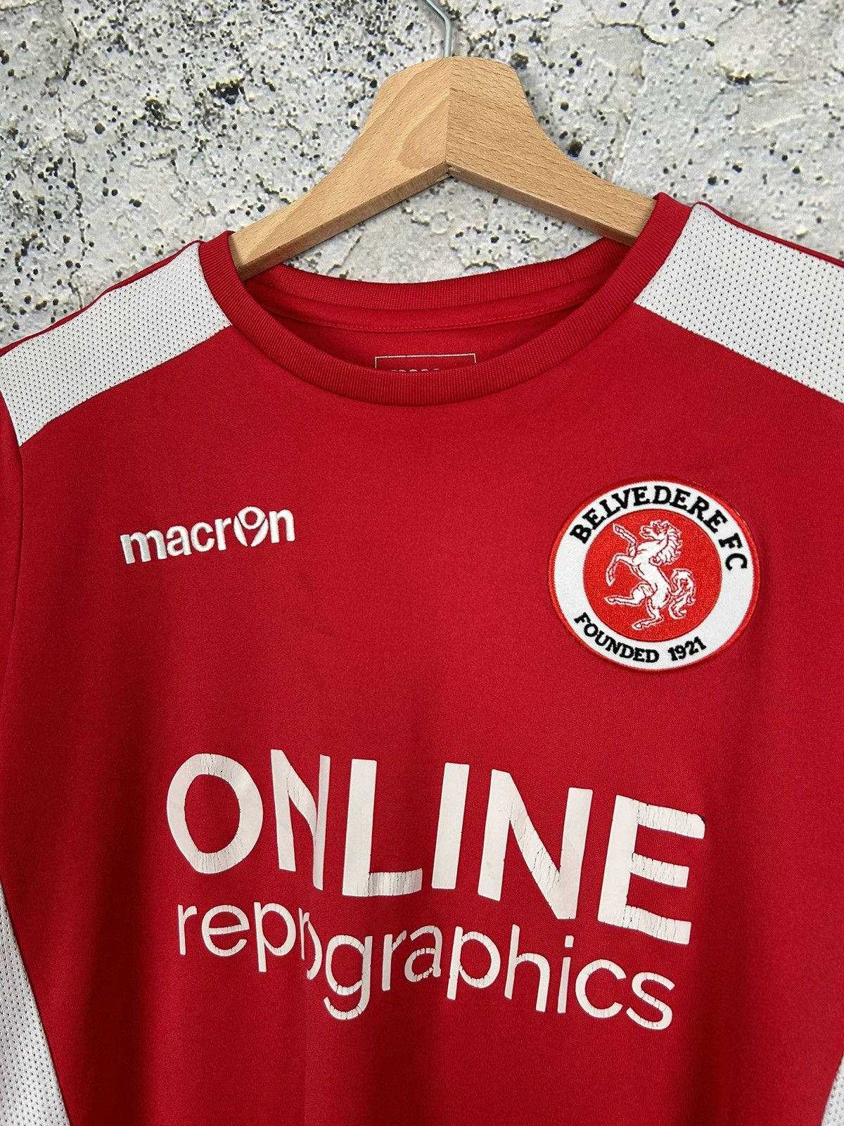 Vintage Vintage Belvedere FC Soccer Jersey Football Hype Rare Retro Size US S / EU 44-46 / 1 - 3 Thumbnail