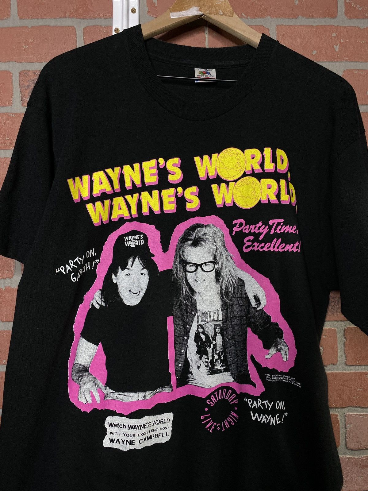 Band Tees Vintage 90’s Wayne’s World Movie Promo Tee Shirt XLarge Size US XL / EU 56 / 4 - 5 Thumbnail