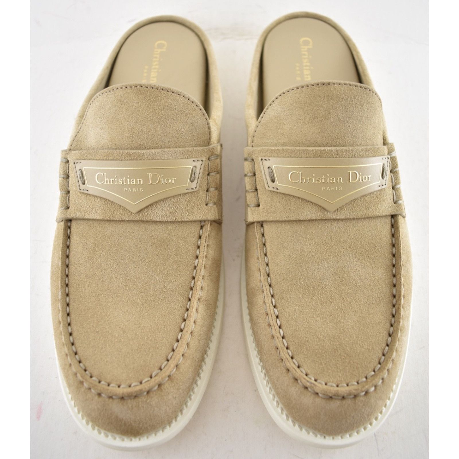 Dior Dior Boy Mule Corde Beige Suede Leather Backless Loafer 38.5 Size US 8.5 / IT 38.5 - 9 Thumbnail