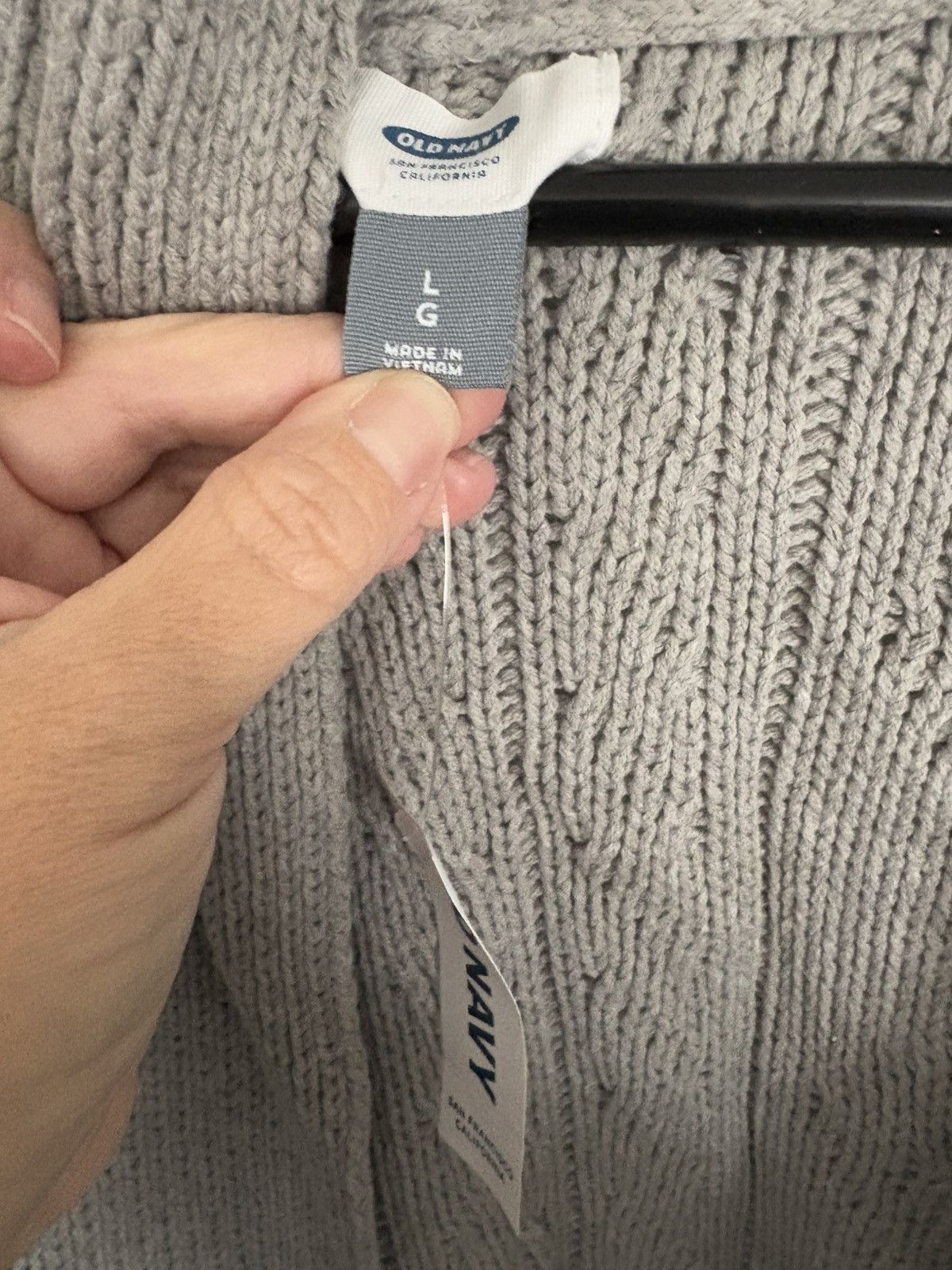 Old Navy Nwt Old Navy Gray Open Cardigan Size Large Size L / US 10 / IT 46 - 3 Thumbnail