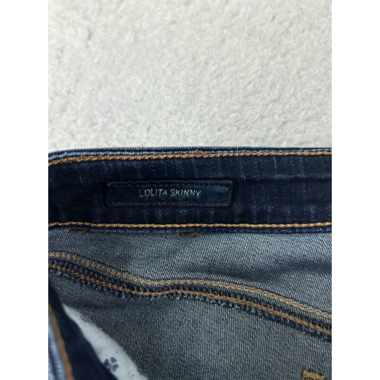 Lucky Brand Lucky Brand Jeans Women 2 Blue Denim Tapered Skinny Low Rise 5-Pocket Cotton Blend Size 26" / US 2 / IT 38 - 3 Thumbnail