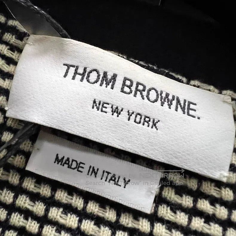 Thom Browne Thom Browne Colorblock Mesh Knit Cardigan Size US XL / EU 56 / 4 - 4 Thumbnail
