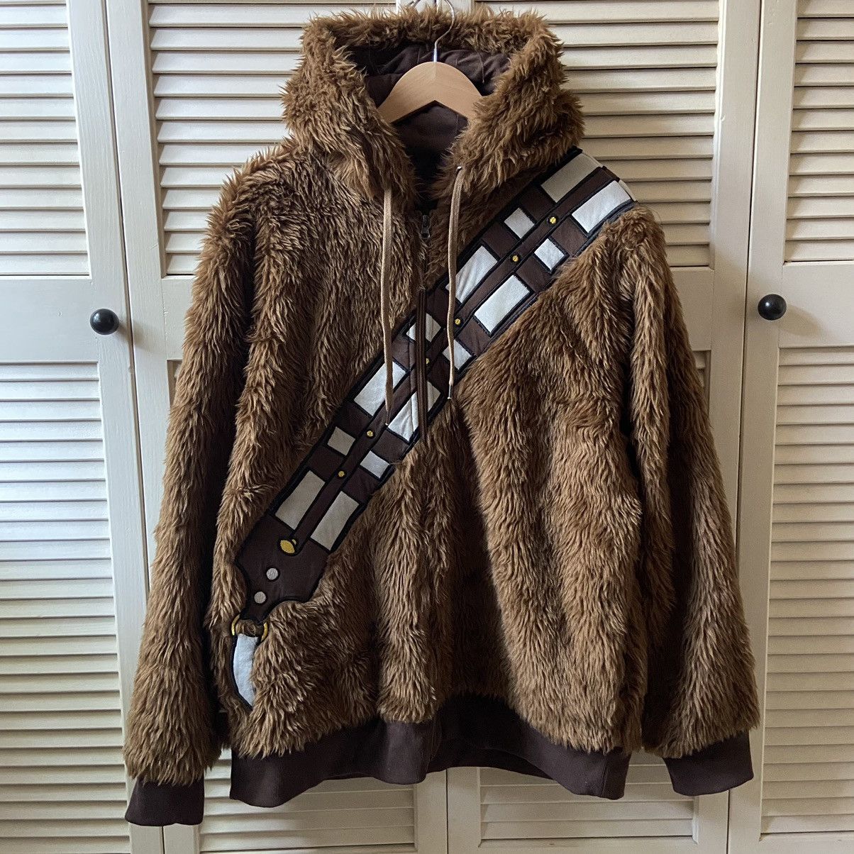 Star Wars Star Wars Chewbacca Fur Hoodie Jacket Cosplay Costume Furry Grailed
