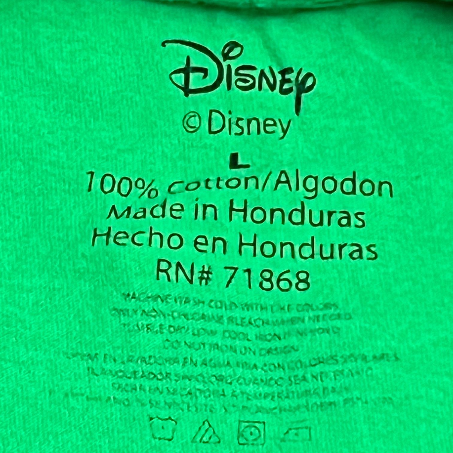 Disney Disney Mickey Mouse Wearing Santa Hat Christmas Green Shirt Size US L / EU 52-54 / 3 - 3 Thumbnail