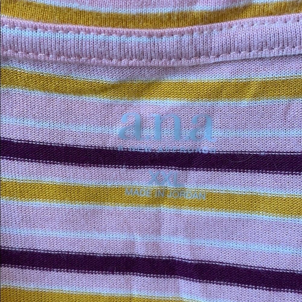 Other NWOT a.n.a. Striped T-shirt Size XXL / US 16-18 / IT 52-54 - 2 Thumbnail