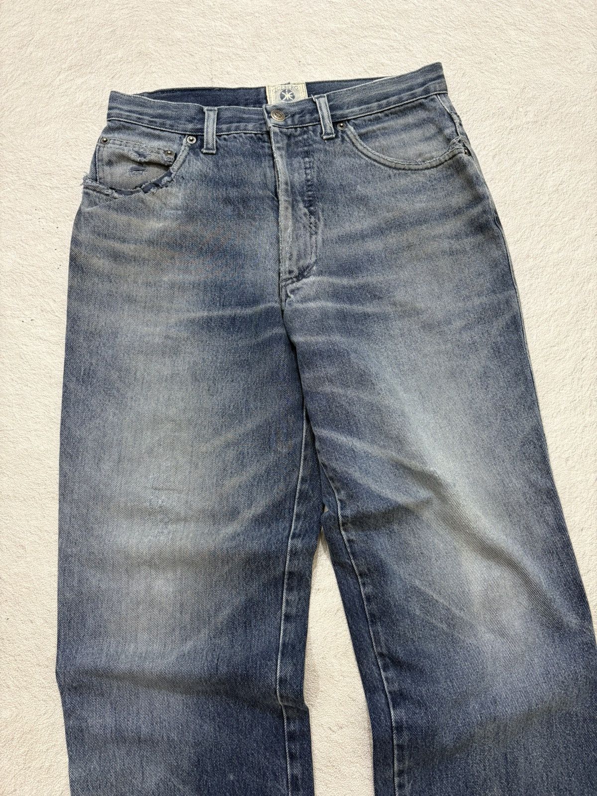 Kapital 90s Ice berg destroy wash denim y2k style Size US 30 / EU 46 - 2 Thumbnail