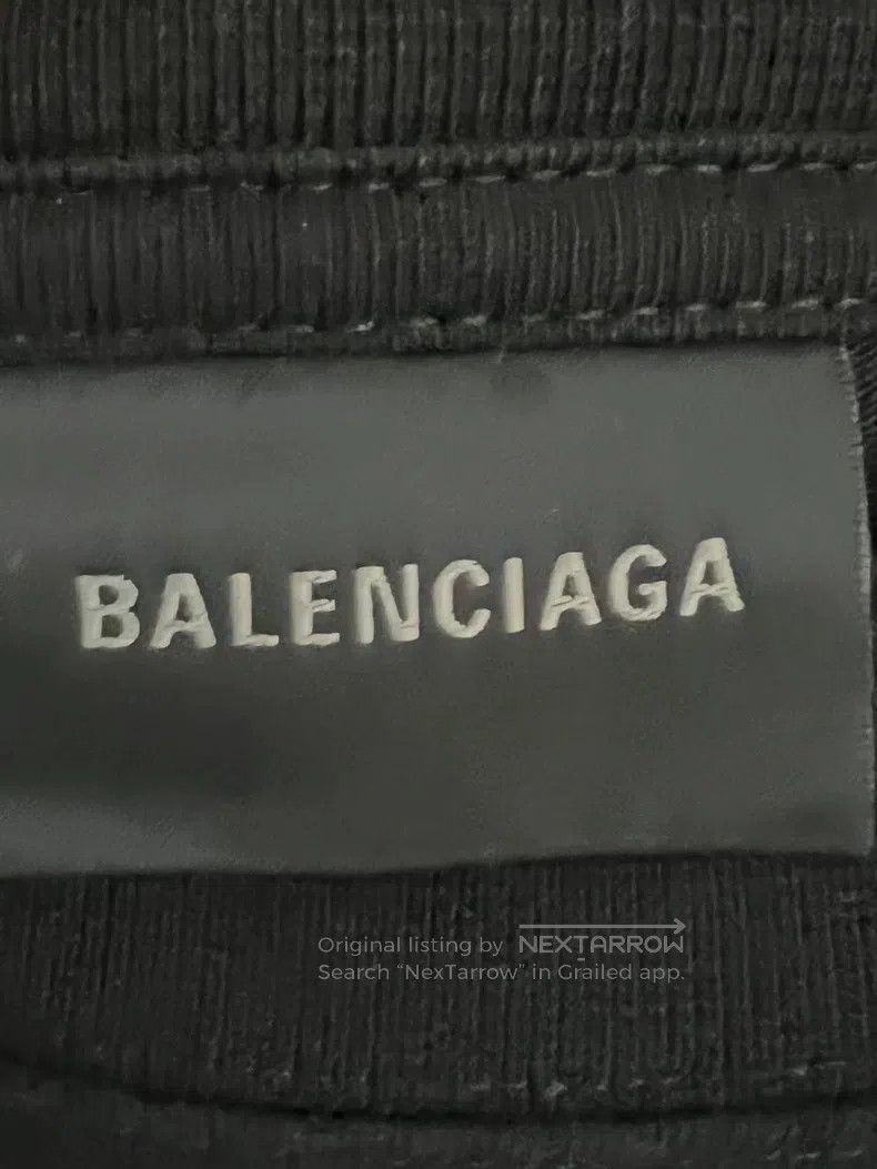 Balenciaga Balenciaga Reversed embroidery letter logo short-sleeve 2 Size US M / EU 48-50 / 2 - 3 Thumbnail