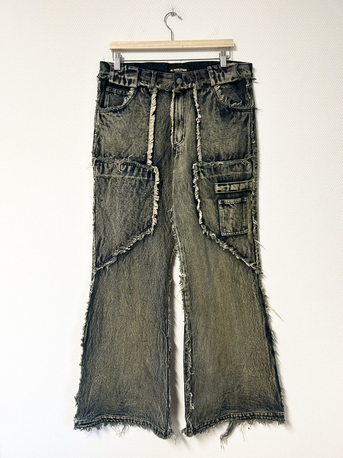 No Faith Studios 002 Flared Denim Size US 34 / EU 50 - 1 Thumbnail
