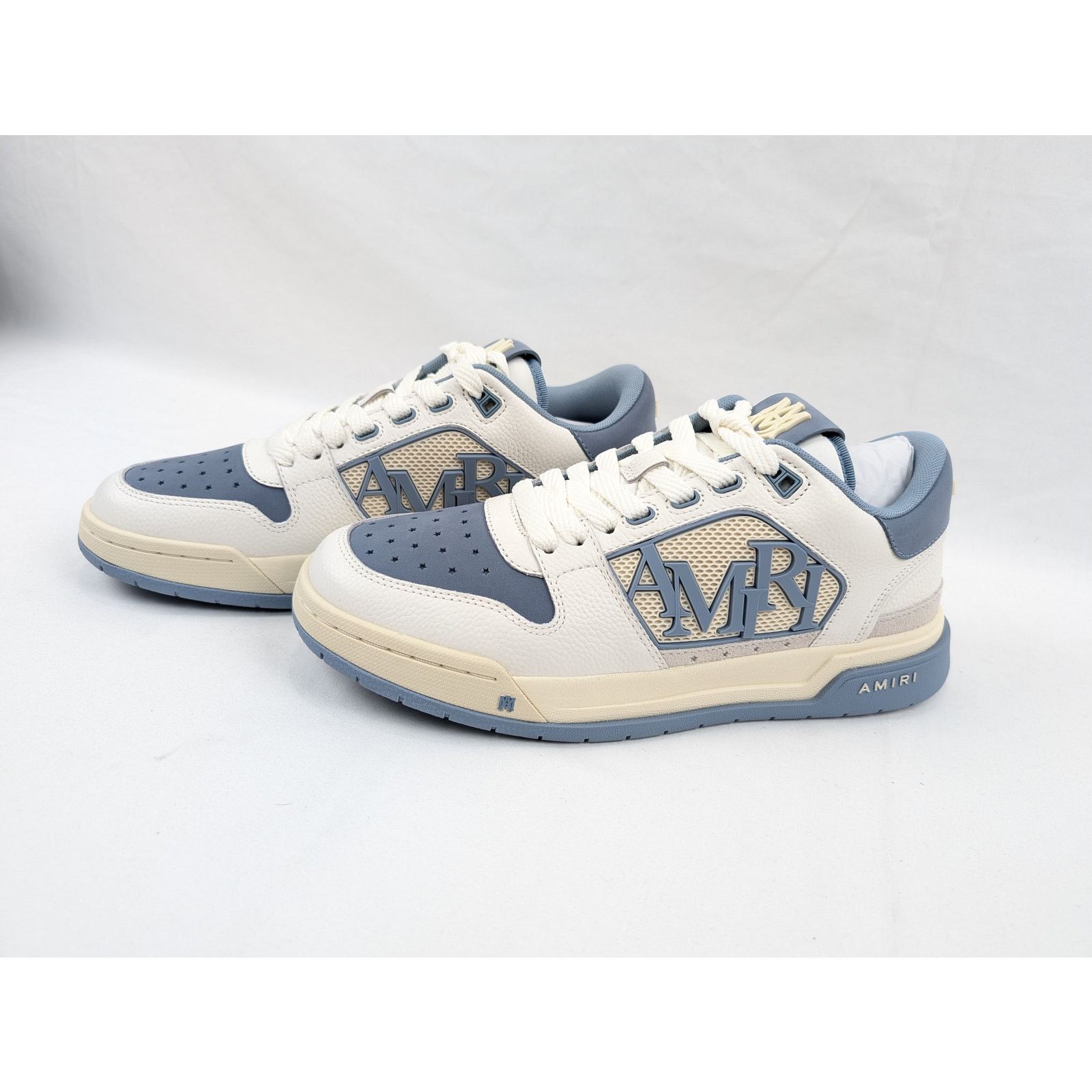 Amiri o1rshd1 Classic Low Top Sneakers in Ashley Blue Size US 12 / EU 45 - 14 Thumbnail