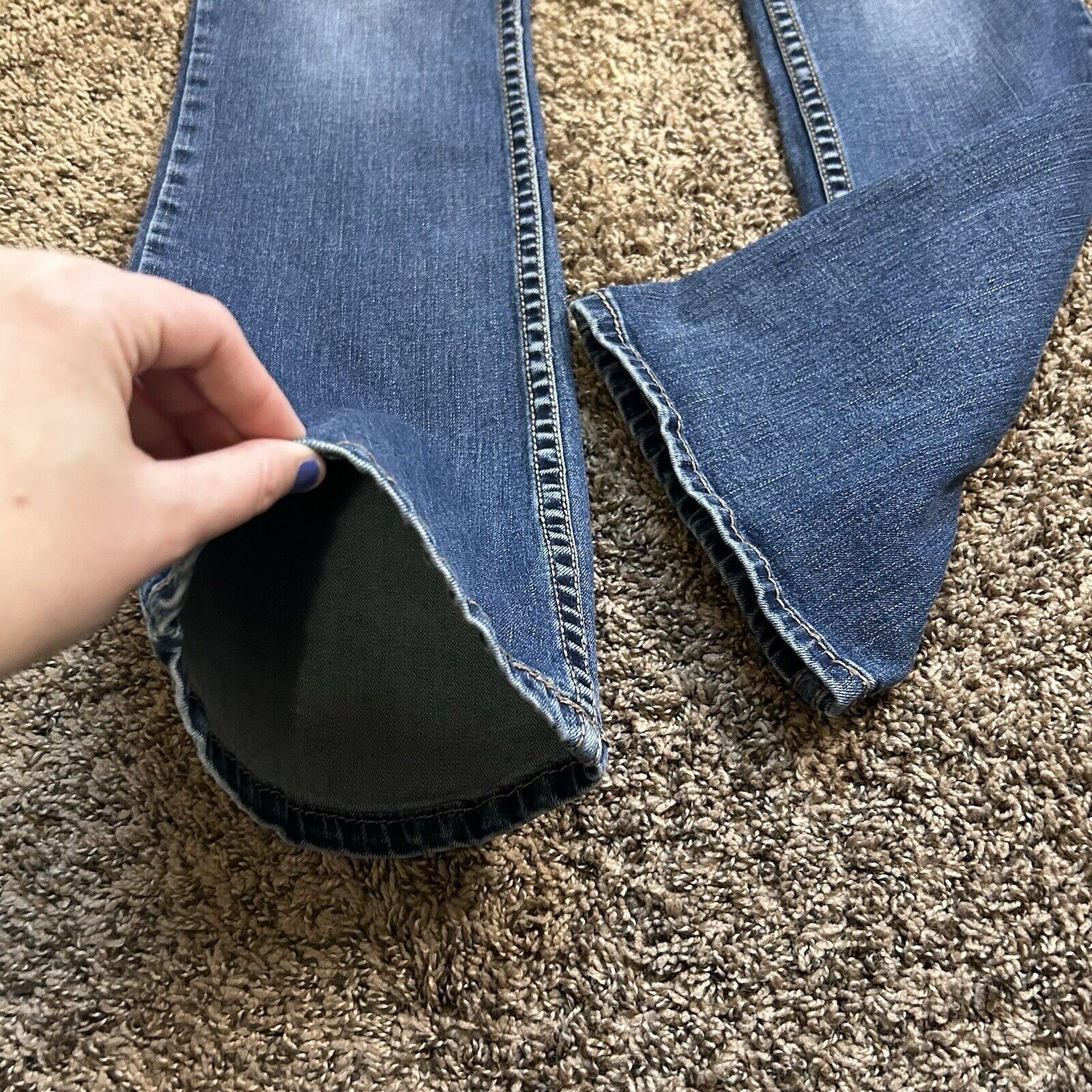 Other SHYANNE Women’s Scroll Dark Wash Bootcut Jeans Size 28 Reg Size 28" / US 6 / IT 42 - 5 Thumbnail