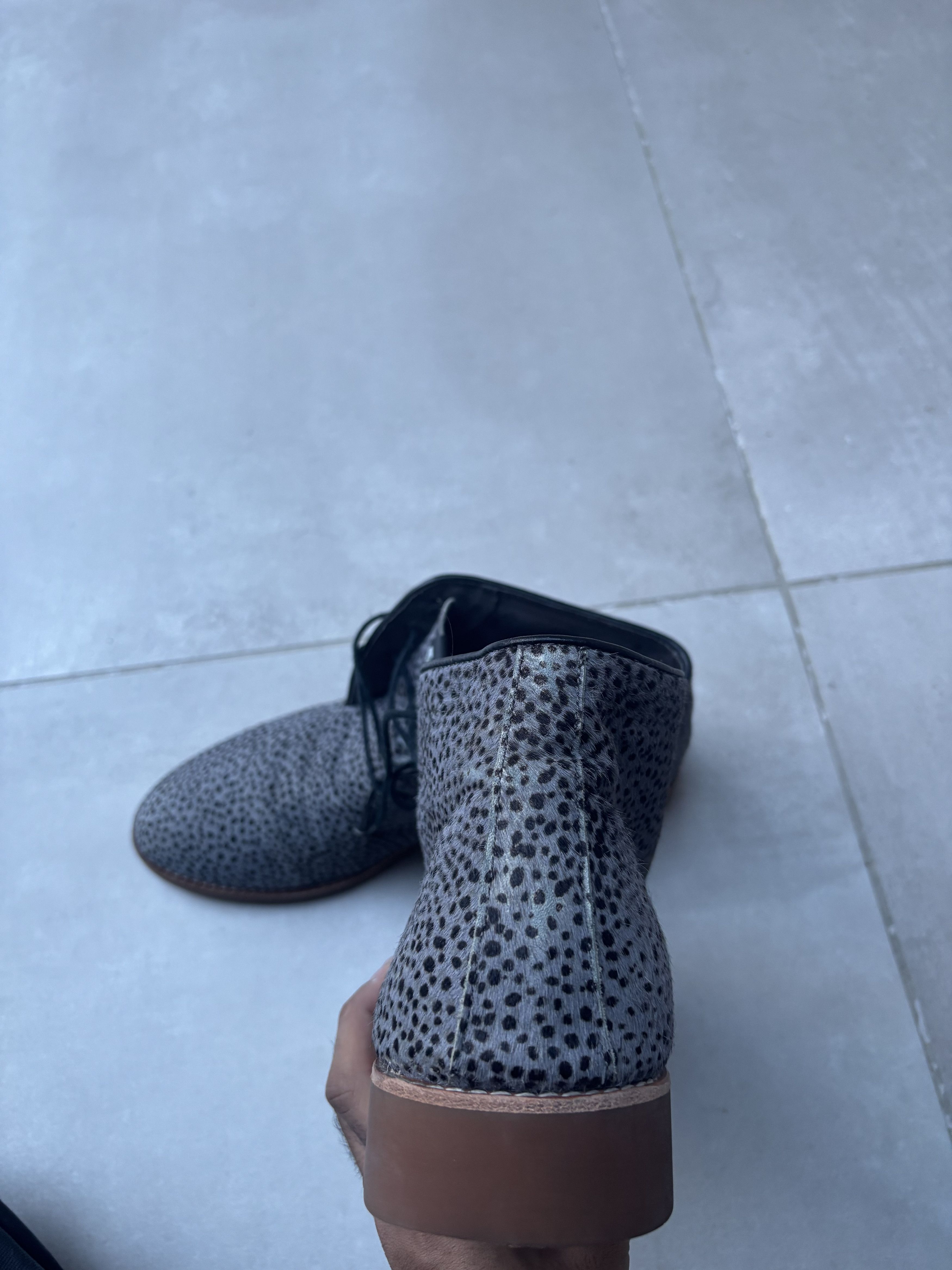Louis Vuitton Louis Vuitton Mohair Animal Print Boots Size US 11 / EU 44 - 6 Thumbnail