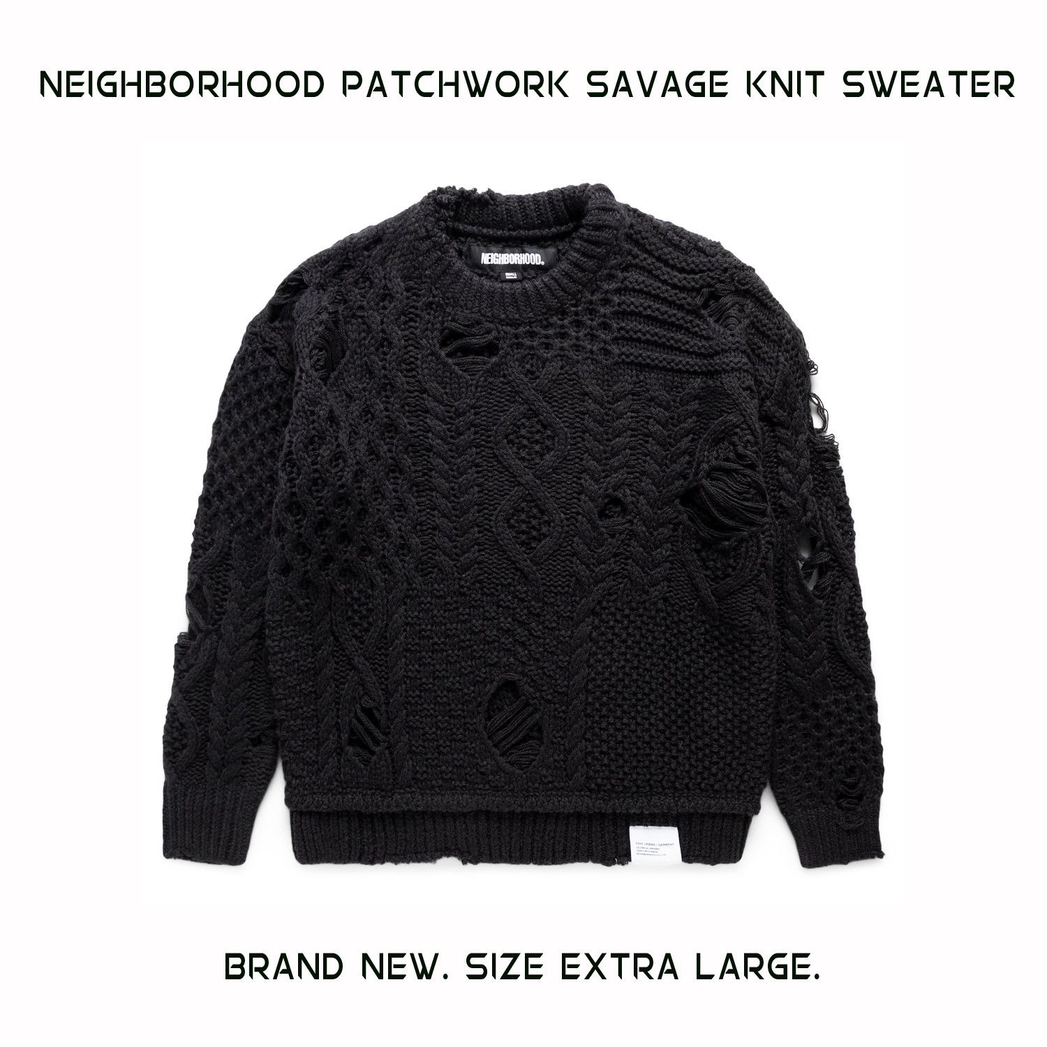 Japanese Brand × Neighborhood × Streetwear Neighborhood Patchwork 