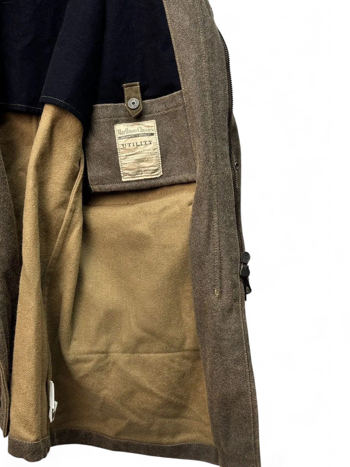 14th Addiction Marlboro Classics Brown Jacket Vintage Italian Craftsmanship Size US XL / EU 56 / 4 - 13 Thumbnail