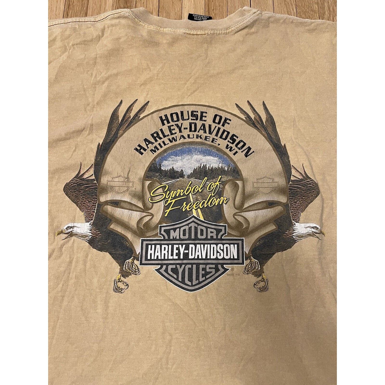 Harley Davidson Vintage 2004 Harley Davidson Milwaukee Shirt Men’s X-Large Size US XL / EU 56 / 4 - 7 Thumbnail